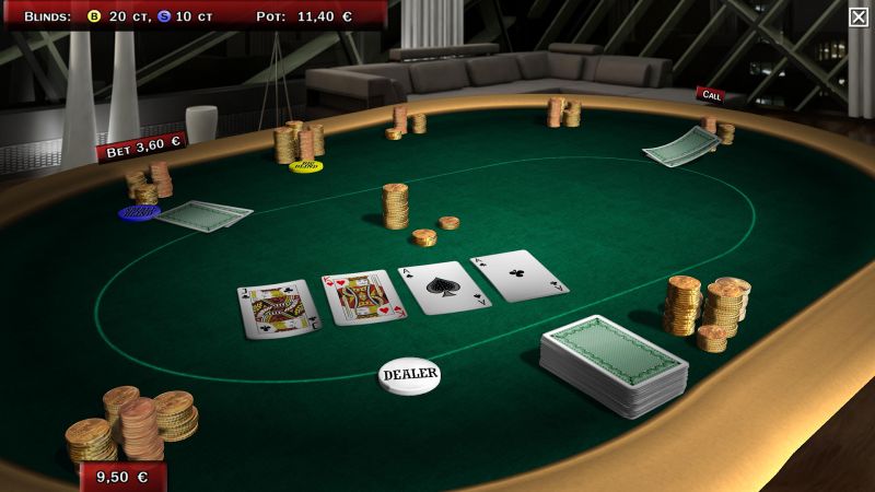 Game bài Poker online - Community card