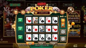 Game Mini Poker tại Go88 siêu hấp dẫn